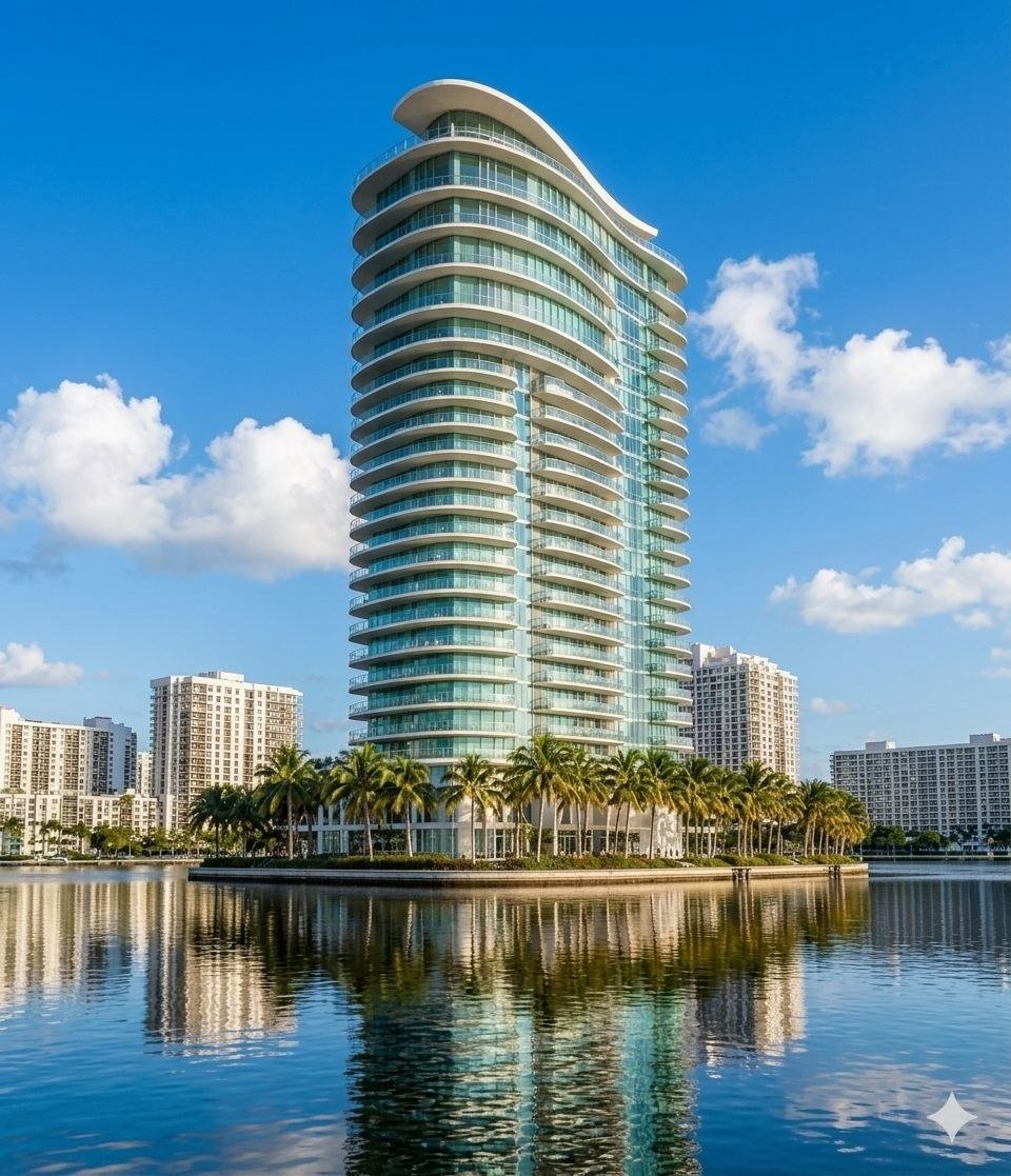 The Bristol Palm Beach condominium building exterior daytime architectural view